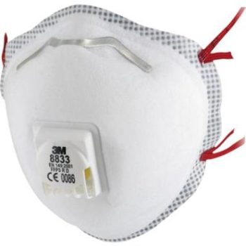 FFP3 R D - 3M 8833 - Staubmaske mit Ausatemventil
