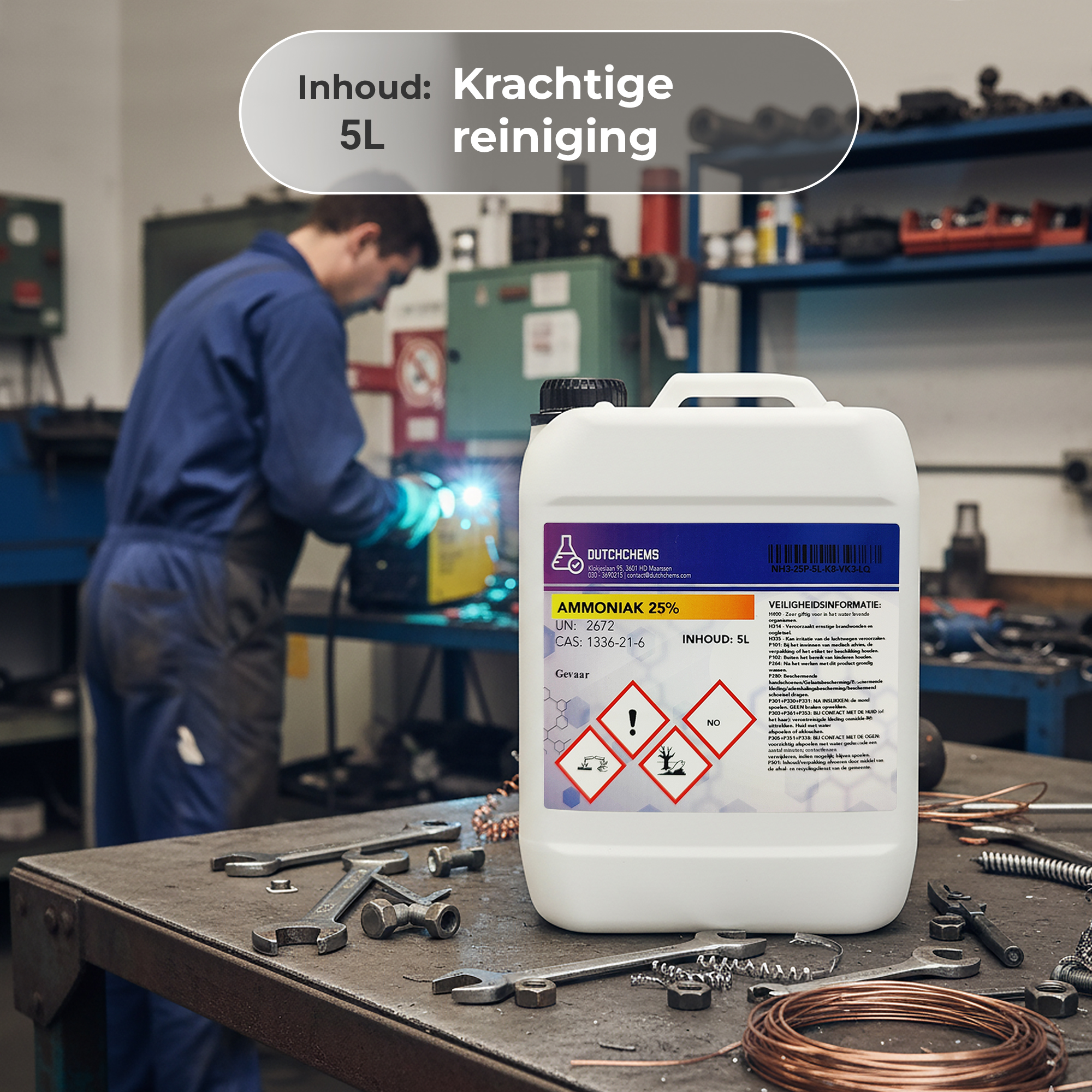 Kann Ammoniak 25 Prozent in einer Werkstattumgebung