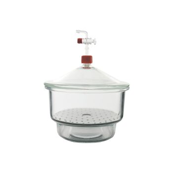 Vakuum-Exsikkator, mit Glasdeckel und Hahn, Premium Line