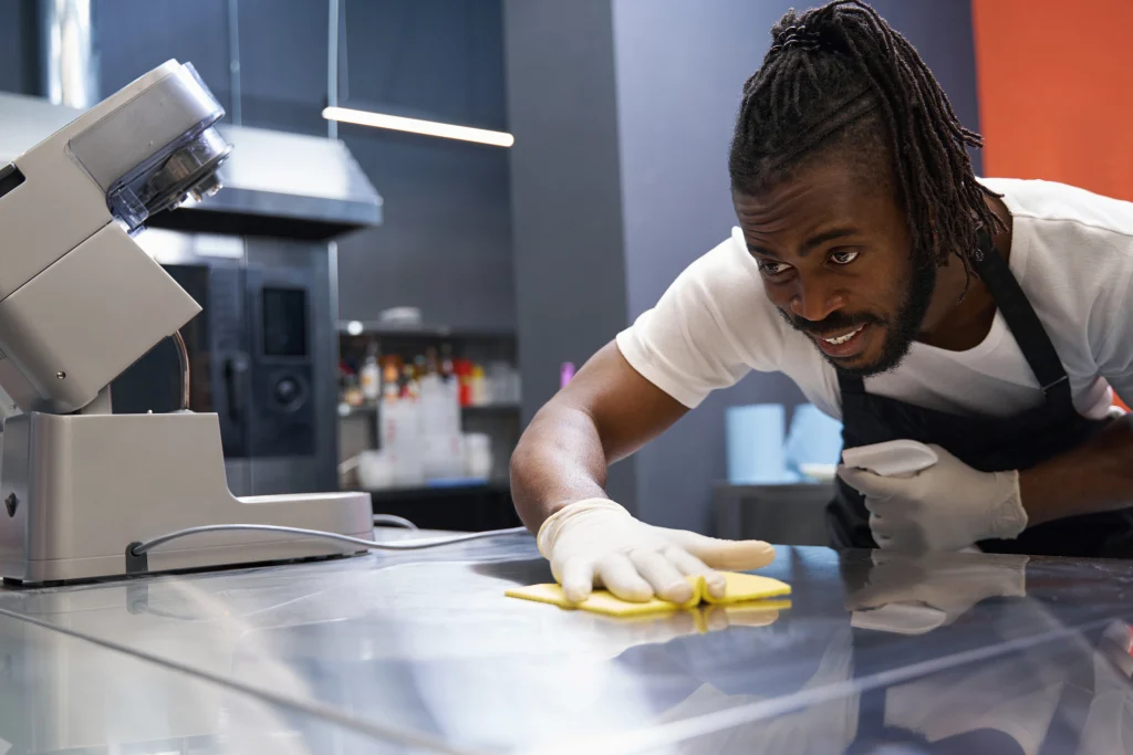 Reinigung von Edelstahl