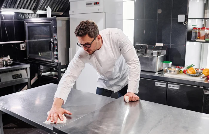 Wie man Edelstahl kratzfrei reinigt