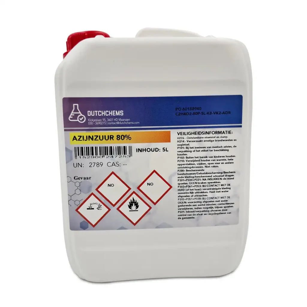 Kanister Essigsäure 80 % (5L)