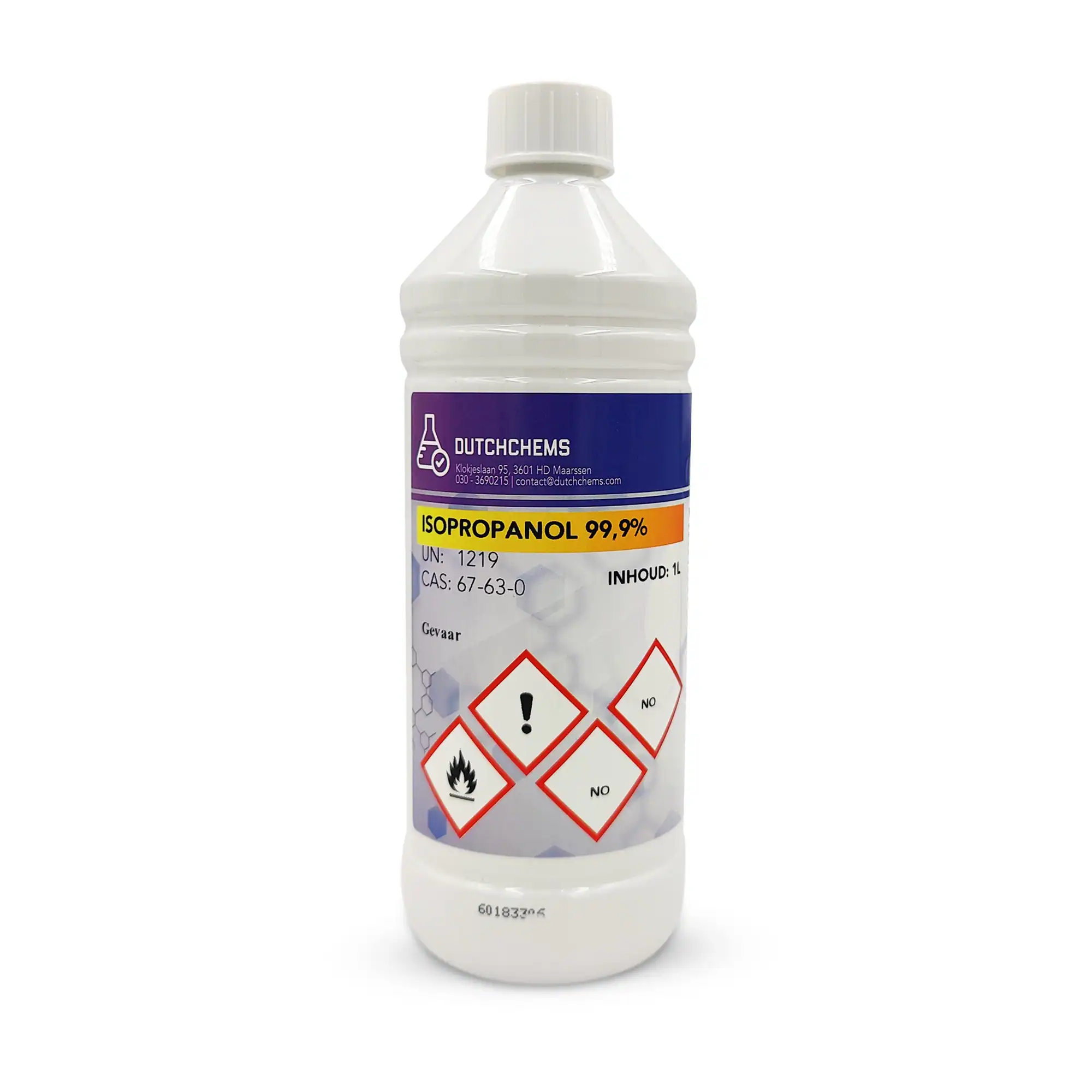IsopropyIalcohol-isopropanol-99.9-1L-1 Isopropanol 99,9 % in transparenter Flasche mit Isopropylalkohol-Etikett kaufen