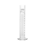 1. Klarer 500 ml Labormesszylinder für wissenschaftliche Messungen.