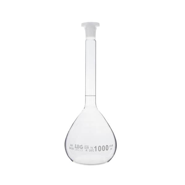 Hochwertiger Glasbodenkolben für chemische Experimente und den Laborgebrauch.