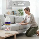 Wasserstoffperoxid 3 Prozent zur Reinigung eines Sofas