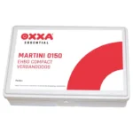 OXXA Essential Martini 0150 – kompaktes Erste-Hilfe-Set im weißen Koffer mit rotem Logo.