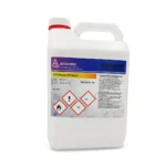 Weißer Kanister mit 5 Liter Inhalt und der Aufschrift „Ethylacetat UN 1173 CAS 141-78-6