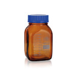 Braunglas-Laborflasche mit Graduierung GL80